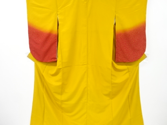 JAPANESE KIMONO / VINTAGE LONG SLEEVES KIMONO / SCATTERED NORI PATTERN